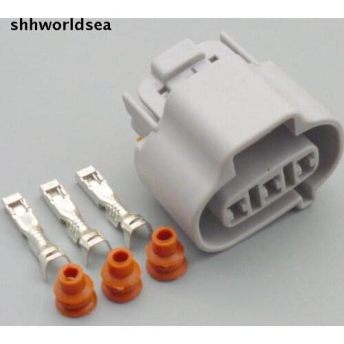 Shhworldsea 3pin Automotive waterproof connector Odometer Sensor for Xiali Changhe Suzuki Grand Vitra 2.4 Coil 6189-0027