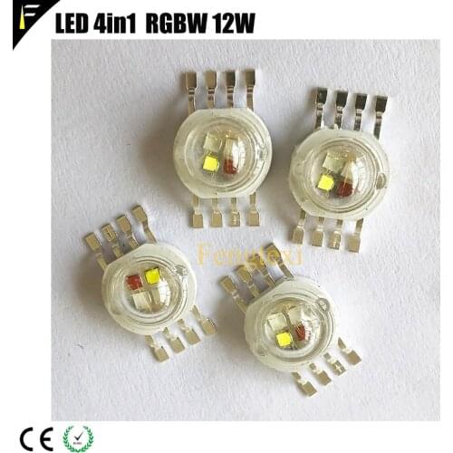 100Pieces 36x12w Wash Moving Light LED RGBW 4in1 led 12w Stage Moving Head Wash LED Replacement RGBW 4in1 LEDs 12watt