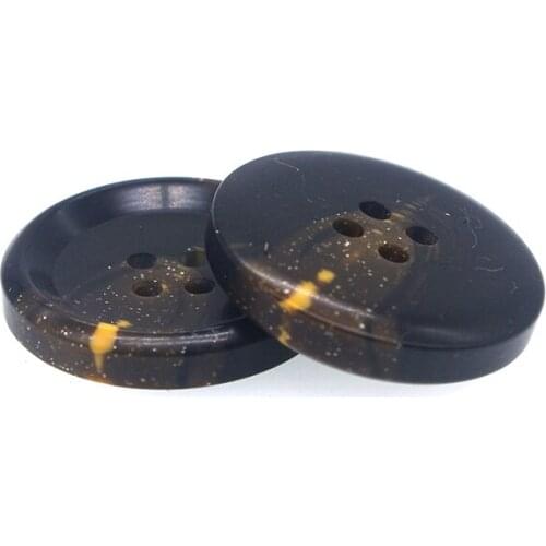 12 PCs Resin Sewing Buttons Scrapbooking Round Coffee\Black Four Holes Clothing 20\25\28mm Costura Botones Decorate