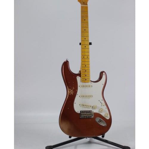 2021 High quality Relic electric guitar, S-S-S pickup Alder body with Maple neck,Custom ST relic electric guitar,free shipping