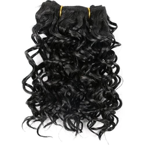Afro Kinky Curly High Temperature Synthetic Hair Weft Extensions Crochet Hair Weave Ombre Color 3pc/lot Hair Weavings