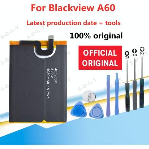 New 4050mAh 405988P Replacement Battery for Blackview A60 Smart Mobile Phone Original Bateria Baterij Accumulator+Tools