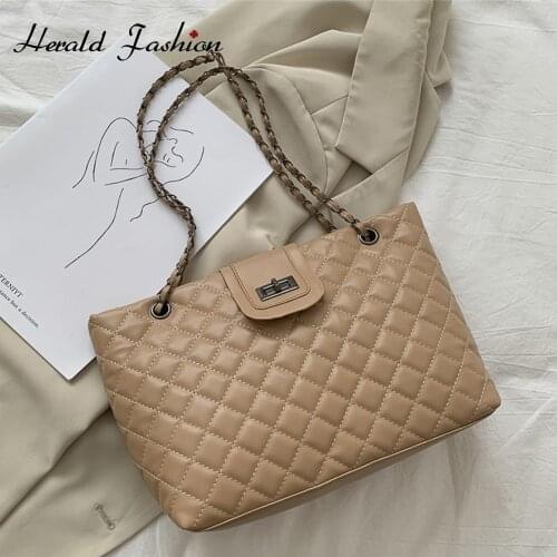 Brand Designer Womens Tote Bags 2020 Winter New Lady Shoulder Bag High Quality Leather Handbags Large Capacity Shopper Bag