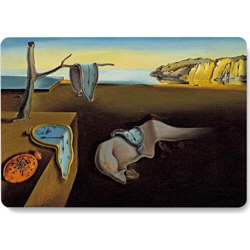 The Persistence of Memory Draw Paint Art Pattern Laptop Case For MacBook Retina Air 11 12 13.3 New Pro 15.4 16 inch Cover shell