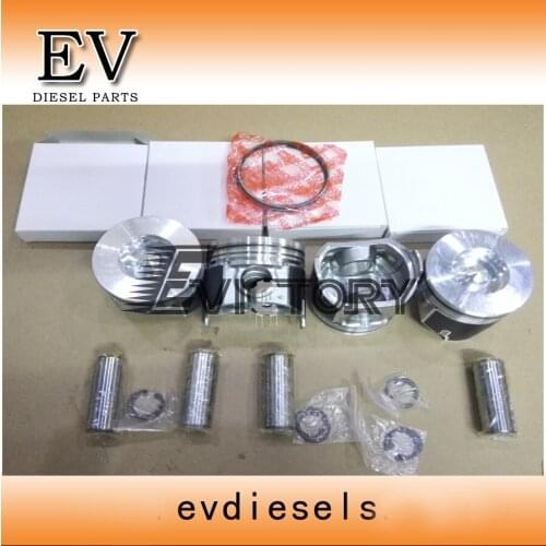 Compelete new type Kubota V2607 V2607T piston 1J700-2111 piston ring and V2607 full cylinder head gasket kit