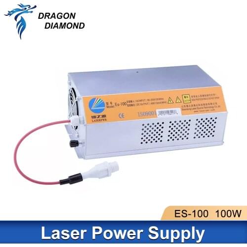DRAGON DIAMOND CO2 Laser Power Supply ES100 EFR 100W For CO2 Laser Tube Cutting and Engraving Machine