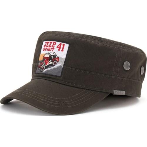 Famous Brand Flat Cap Men Outdoor Casual Cotton Sun Hat Adjustable Size Dad Hat Patchwork Kpop Caps For Men Gorras Para Hombre