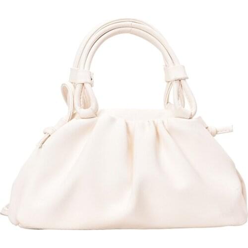 Leather Crossbody Bags for Women Cloud Bag with Shoulder Handle Design 2021 Summer Female Elegant Shoulder Handbags Small Pu