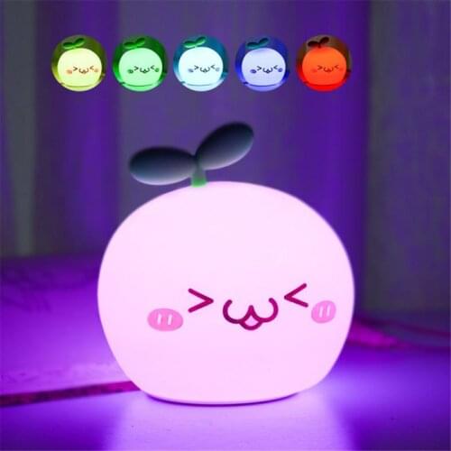 Cute Cartoon Led Night Light For Baby Childrens Room Night Lamp Christmas Gift Beside Deco Rabbit Lamp USB Night Lights