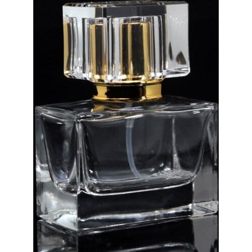 Portable 30ml Empty Clear Glass Perfume Spray Bottle Atomizer Car Decor