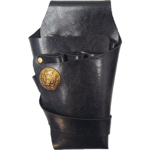 Barber Bag, PU Leather Hairdressing Scissors Waist Bag Case, Multifunctional