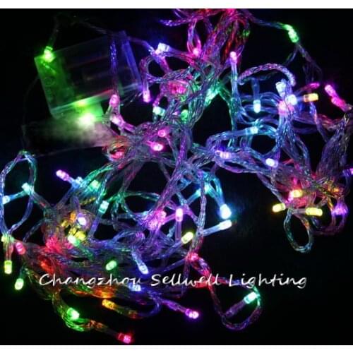 Sale Rushed Artificial Christmas Tree Great!led Christmas Light Wedding Celebration Lighting 10m Led Battery Lamp H239