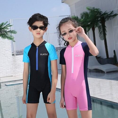 Children Boy One-piece Cute Cartoon Pattern Swimsuit Bathing Suit Maillot de bain enfant