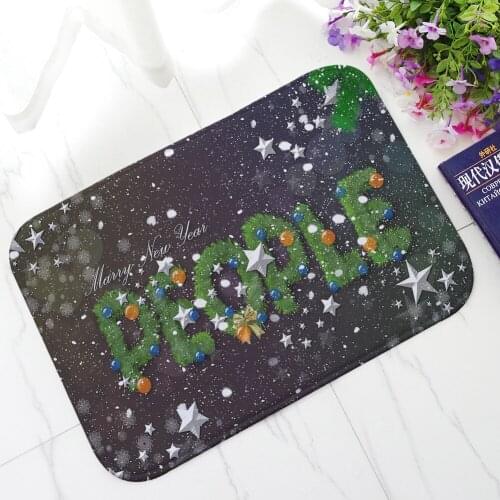 Modern Memory Foam Doormats Home Entrance Hallway Welcome Front Door Floor Mats Anti Slip Washable Printed Home Decor Mat