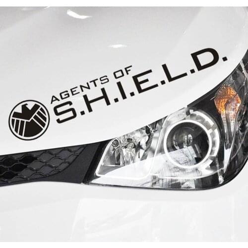 Auto Car Styling Agents Of Shield Reflective Car Sticker And Decal For Toyota Chevrolet Cruze VW Polo Honda Hyundai Kia Lada