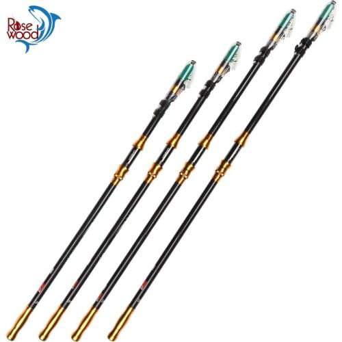 RoseWood Tele Surfcasting Rod Carbon Fishing spinning 6m 3.9m 4.2m 4.5m Telescopic fishing rod feeder rod for saltwater pole