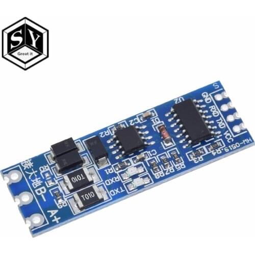 TTL Turn To RS485 Module 485 To Serial UART Level Mutual Conversion Hardware Automatic Flow Control Power Supply Module 3.3V 5V