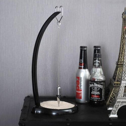 Creative Sand Pendulum Sand Painting Pendulum Gravity Sand Pendulum Stand Desktop Home Decor Ornaments High quality Drop ship