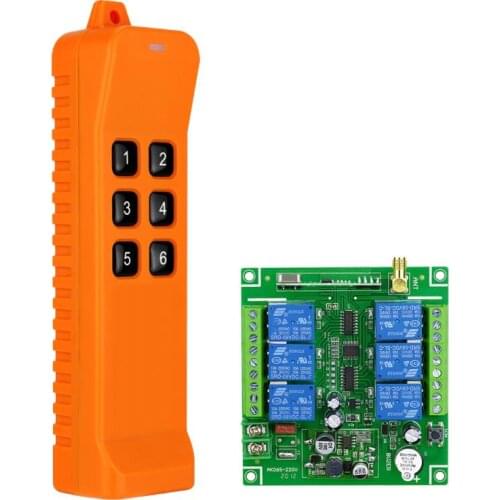 Universal DC 12V 24V 36V 4CH 30A relay RF Wireless radio Remote Control 433 mhz 433mhz Industrial/agricultural 1000m