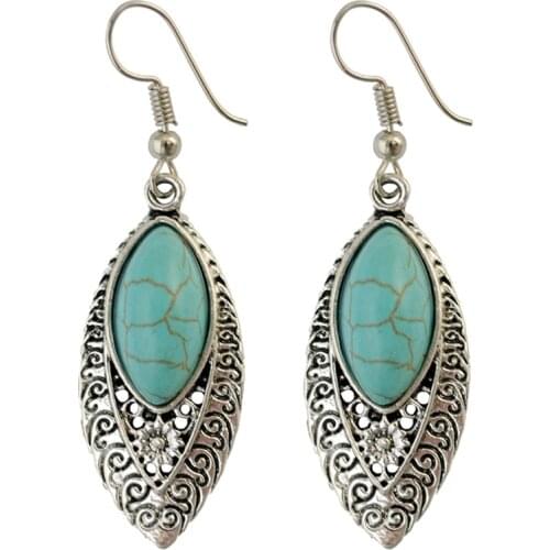 Bohemian Vintage Drop Earring Women Fashion Long Dangle Earrings Female