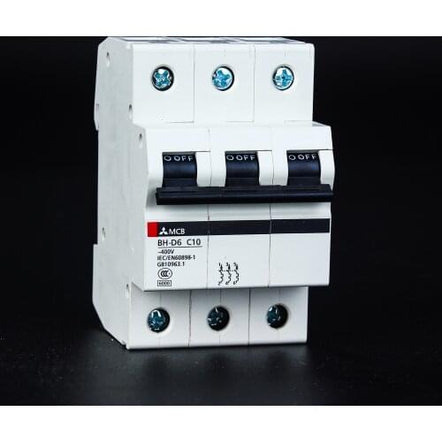 Air switch miniature circuit breaker BH-D6 3P 6A 10A 16A 20A 25A 32A 40A 50A 63A