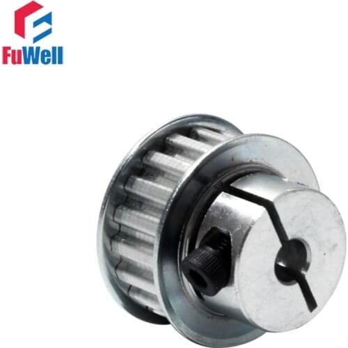 XL-16T Timing Pulley Clamp Type Toothed Belt Pulley 5/6/6.35/7/8mm Bore 11mm Width XL 16T 16Teeth Transmisson Pulley