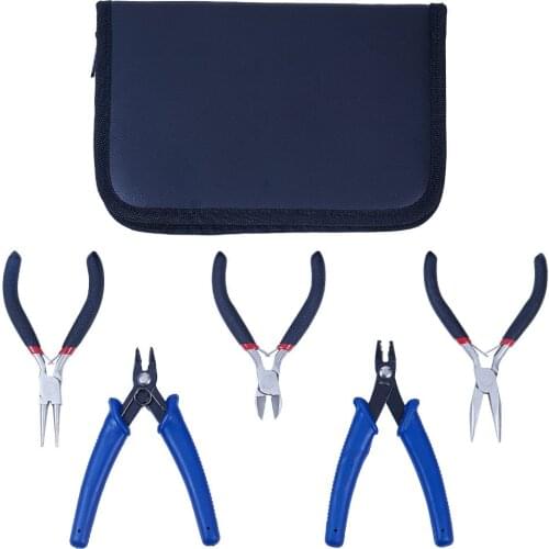 Jewelry Pliers Tool Five-Piece Set with Kit Handmade DIY Ornament Accessory