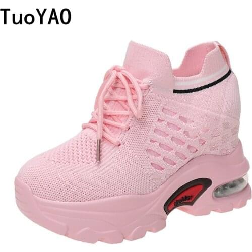 Woman Sneakers Platform Shoes Fashion Designer Increasing Casual White Ladies Shoes Sport Chunky Sneakers Woman Baskets Femme