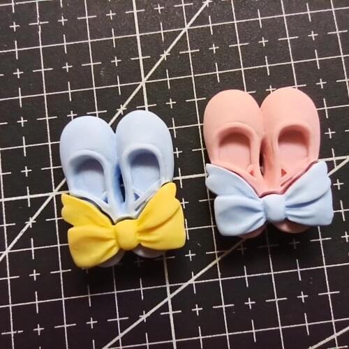 1pcs/lot resin flat back Simulation ballet shoe 28mm Cabochons Scrapbooking Hair Bow Center DIY Christmas decration