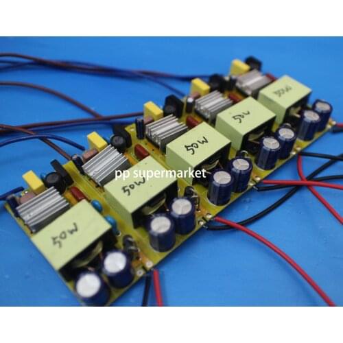 10pcs High Quality 50W LED Driver Light Lamp Chip for Transformers Power Supply 1.5A Input 110V-240V Output AC:28-36V