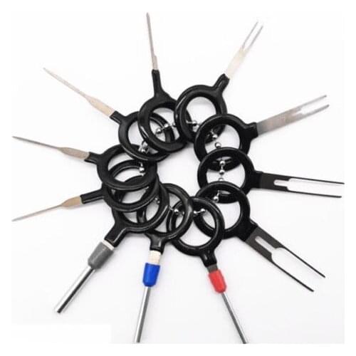 11Pcs/set Terminal Removal Tools Car Electrical Wiring Crimp Connector Pin Extractor Kit for Car Plug Repair Tool 200Set