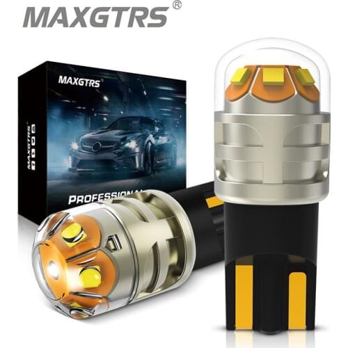 2x T10 194 168 W5W Cree Chip 30W Wedge Base Car Auto LED Reverse Light Backup Light with Projector Lens For Toyota Hyundai