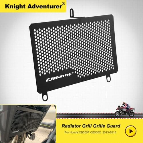 For HONDA CB500X CB500F CB 500F CB 500X CB 500 X F 2013-2018 Motorcycle Aluminum Radiator Grille Cover Guard Protection Protetor