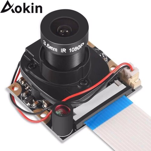 Aokin For Raspberry Pi Camera Module With Automatic Ir-cut Night Vision Camera 5mp 1080p Hd Webcam For Raspberry Pi 3 Model B