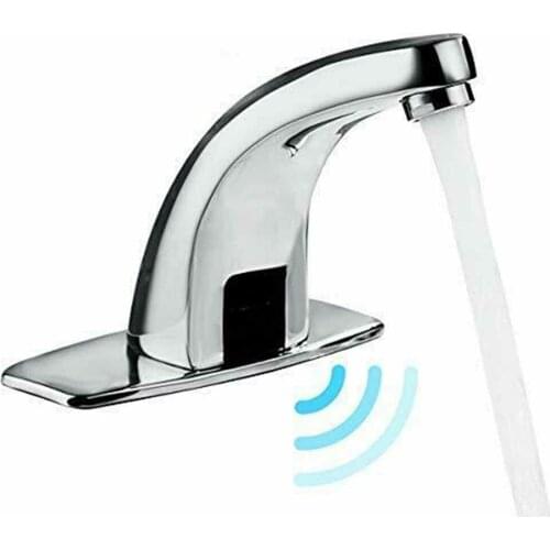 Bathroom Automatic Infrared Sink Hands Touchless Free Faucet Sensor Tap Cold Water Saving Inductive Electric Basin Faucet