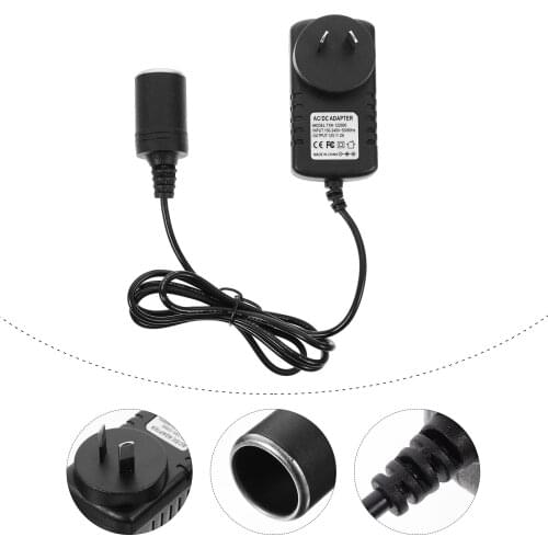Auto Car Cigarette Lighter Voltage Converter 100-240V to 12V Converter (AU Plug)