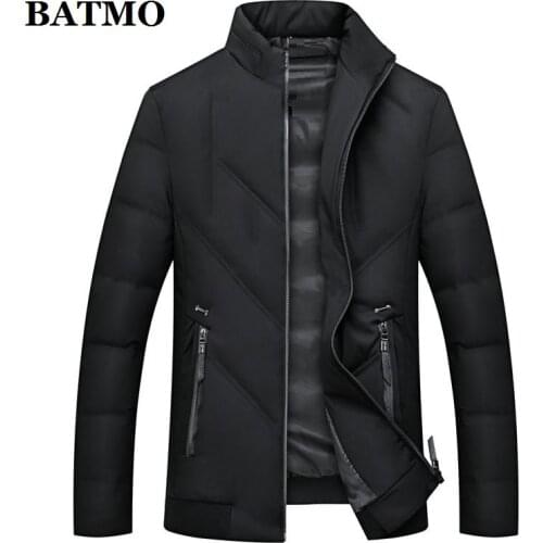 BATMO 2019 new arrival high quality winter 80% white duck down jackets men,mens winter coat,plus-size L-4XL 8803
