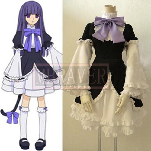 Free Shipping Umineko no Naku koro ni Frederica Bernkastel Cosplay Halloween cosplay costume