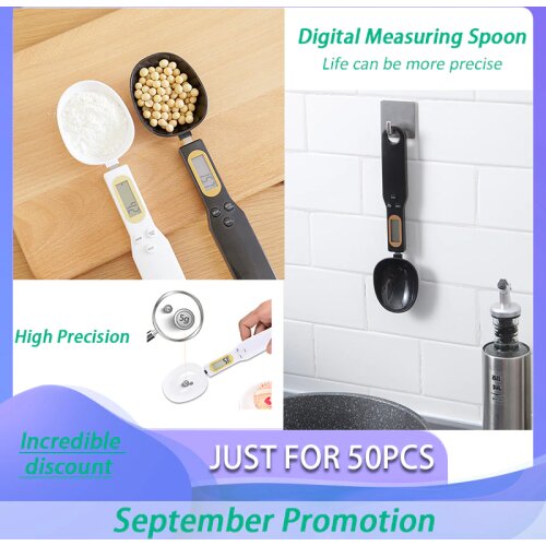 500g/0.1g LCD Display Digital Kitchen Measuring Spoon Electronic Digital Spoon Scale Mini Kitchen Scale Baking Supplies 7 Colors