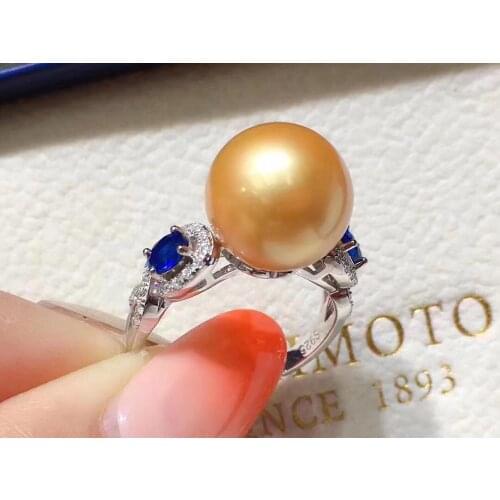 925 Sterling Silver Finger Ring Adjustable Ring Findings Jewelry Parts Fittings Accessories for Edison Pearls Beads Stones