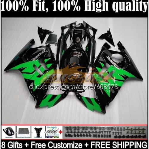 Injection Body For HONDA CBR 600F3 CBR600FS 1995 1996 11CL.284 CBR600 F3 CBR 600 CC FS F3 CBR600F3 95 96 OEM Fairing black cyan