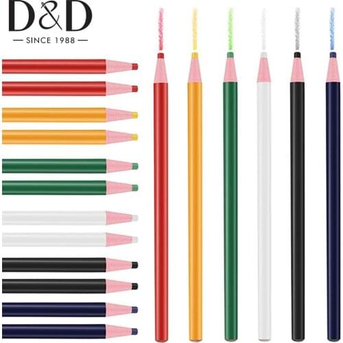 6Pcs Sewing Marker Chalk Pencil Tailors Marking Tracing Tools Free Cutting Chalk for Quilting Dressmaking Tailors Sewing Fabric