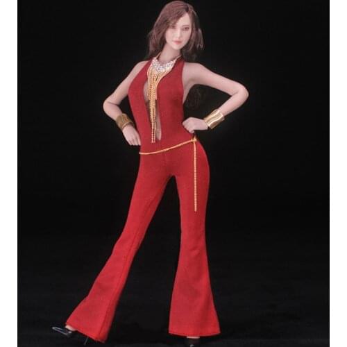 1/6 Scale Female Feeltoys Girls x Desperado Vintage Disco Jumpsuit Clothes For 12'' Action Figures Body DIY Accessory
