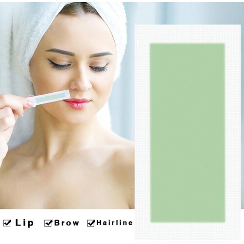 20Pcs Removal Nonwoven Body Cloth Double Sided Disposable Lip Arm Body Hair Removal Wax Paper Strips Stickers For Women Men New