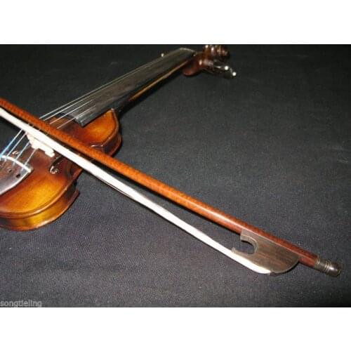 Professional Mini pocket-size Baroque letterwood violin bow 17"1/4 #7254