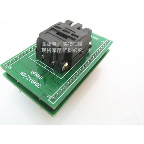 Clamshell ZY040C QFN40 CC2540 IC Burning seat Adapter testing seat Test Socket test bench in the stock