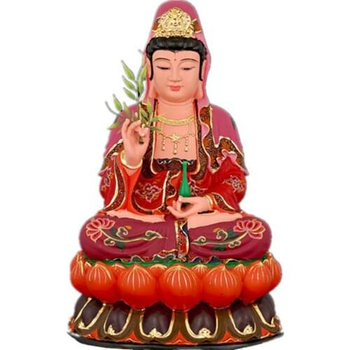 HANDMADE SAM WEST MAITREYA BUDDHA BODHISATTVA STATUE CHURCH WORSHIP ORNAMENTS JIUKUJIUNAN LUCK FENG SHUI ORNAMENT