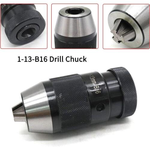 Self-tightening keyless drill chuck B10 B12 B16 B18 B22 chuck JT6 chuck drill chuck for drilling machine Lathe Accessories