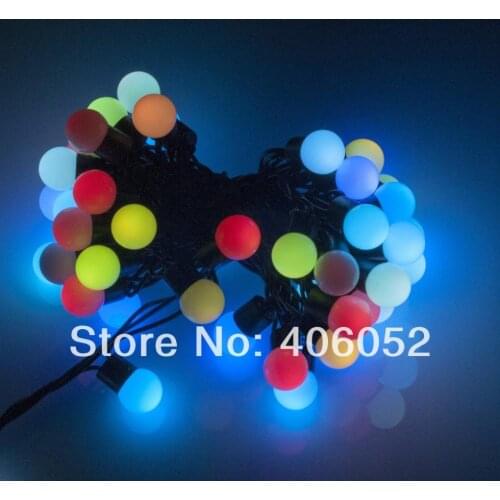 LED Ball String Light 5M 50led 220V Mini Globe Lighting String HI-Q Waterproof Decorative Christmas Tree Party