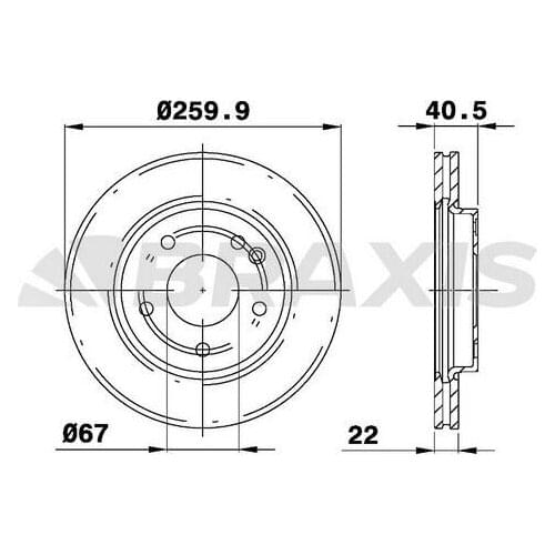 BRAKE DİSKİ ON (VENTING) A-CLASS W168 9704 1684210212